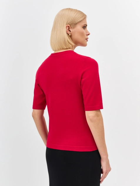 Базовый джемпер с короткими рукавами