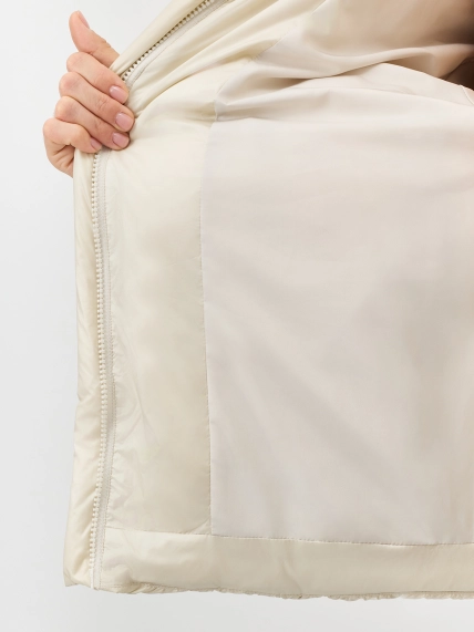 Пуховая куртка с меховым воротником