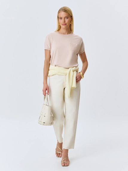 Вязаный джемпер с деликатным люрексом