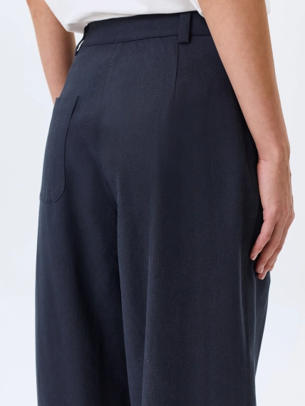 Широкие брюки из тенселя