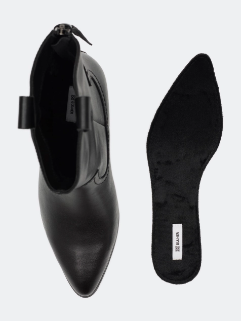 Ботинки из натуральной кожи в ковбойском стиле