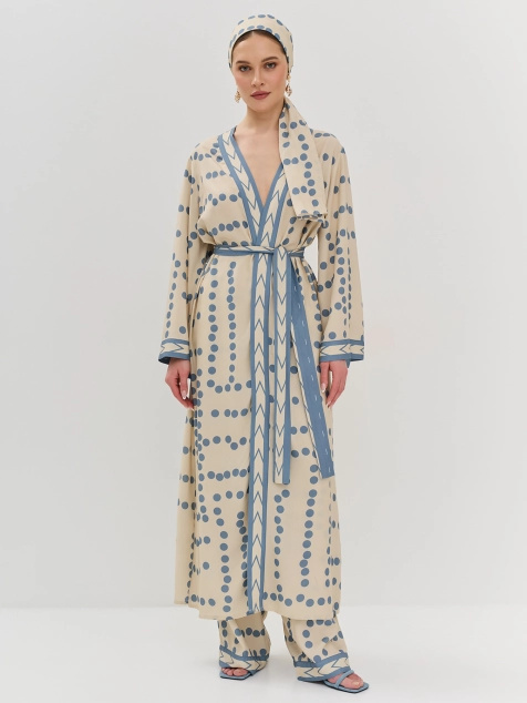 Удлиненная туника из вискозного шелка