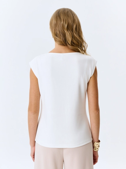 Топ с драпировкой