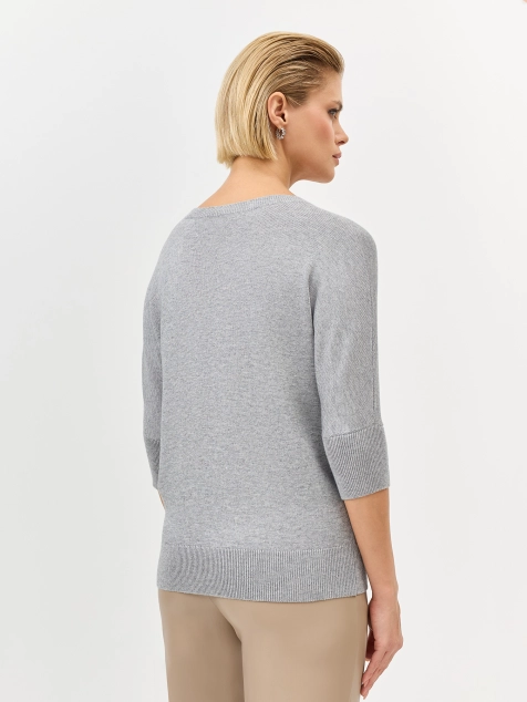 Нежный джемпер с шелком