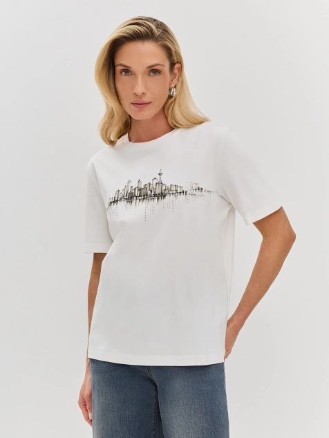 Футболка с принтом