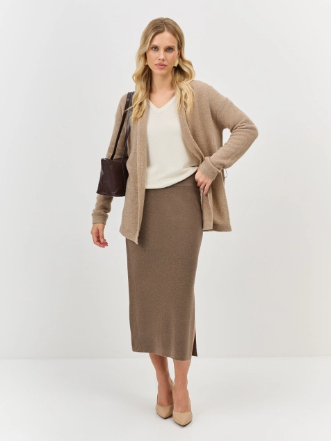 Вязаный кардиган из 100% кашемира