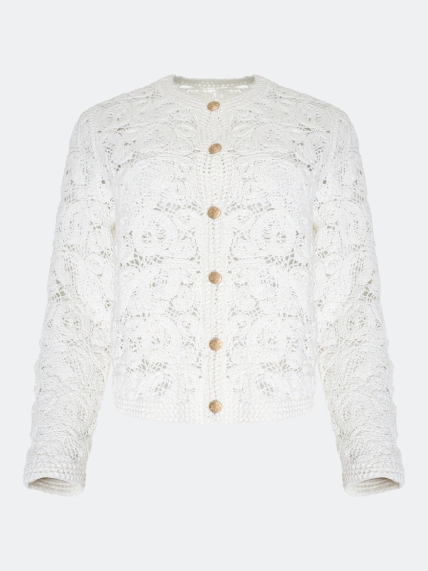 Ажурный кардиган из 100% хлопка