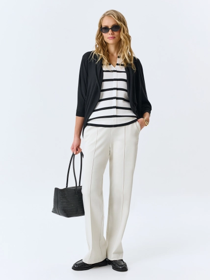 Вязаный кардиган-болеро