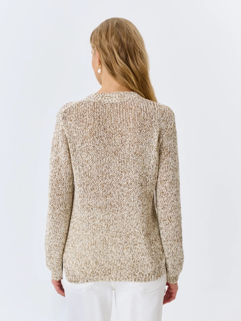 Джемпер из фактурной пряжи