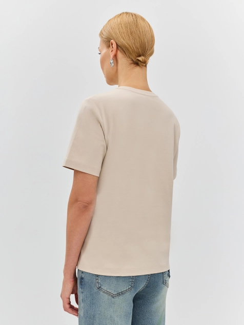 Футболка с шрифтовым принтом