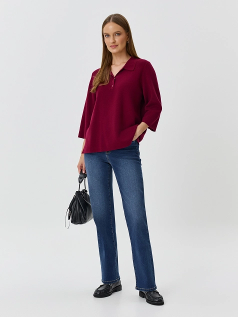 Джинсы straight fit с лиоцеллем