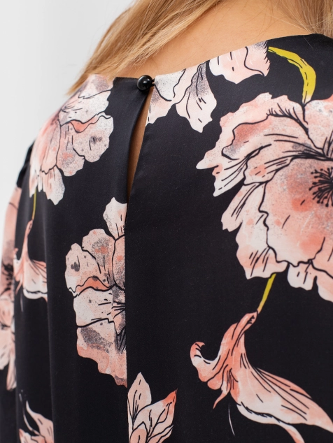 Платье с цветочным принтом