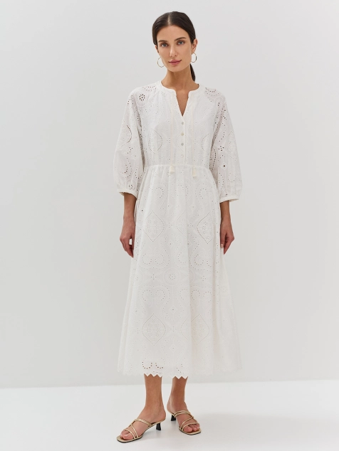 Романтичное платье из хлопкового шитья