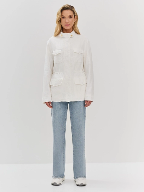 Жакет -ветровка из 100% льна