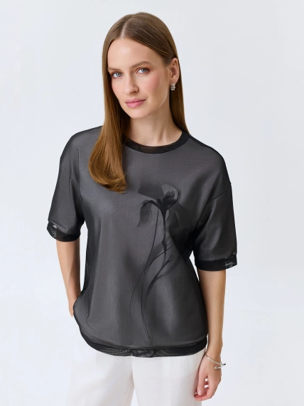 Двуслойная футболка с эффектом 3D