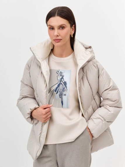 Объемная фактурная куртка 