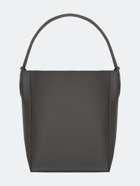 Кожаная сумка с короткой ручкой