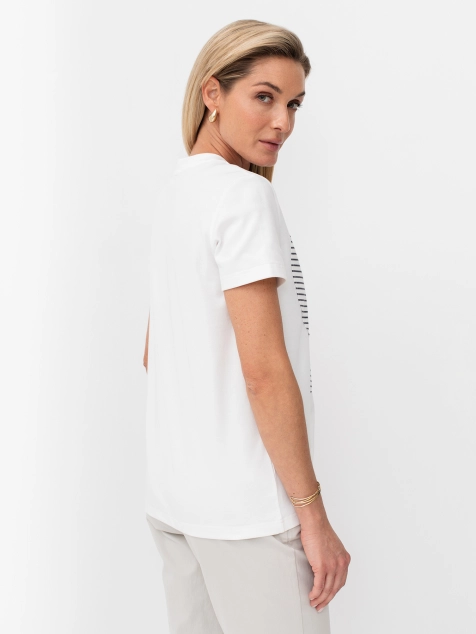 Футболка с контрастной аппликацией ''Сердце''