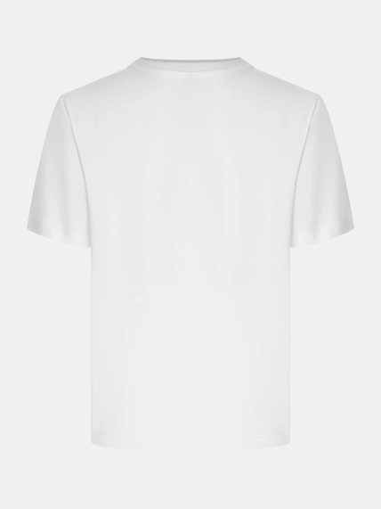 Футболка с принтом из хлопка