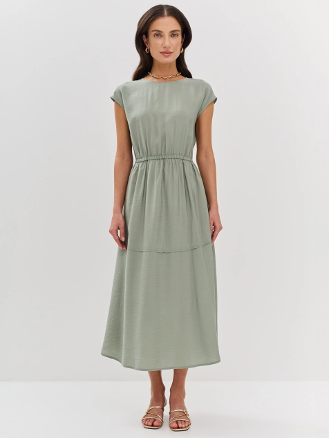 Легкое платье из вискозного шелка