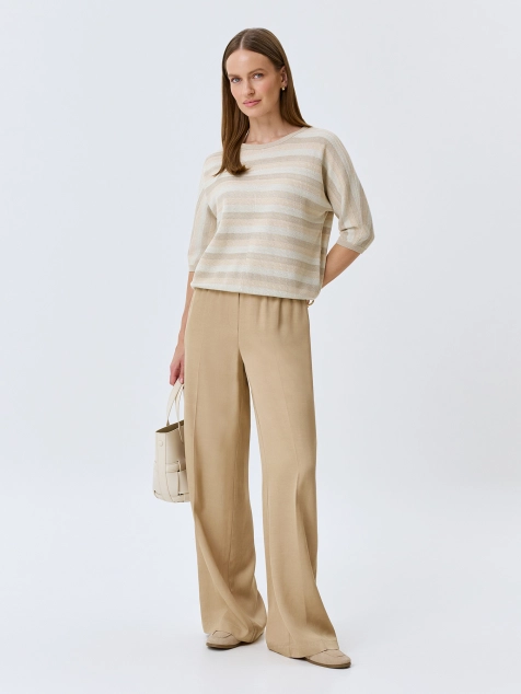 Вязаный джемпер в полоску