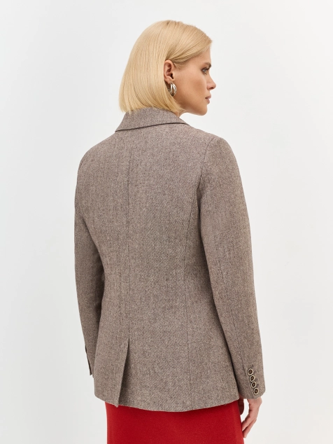 Жакет из шерстяного твида