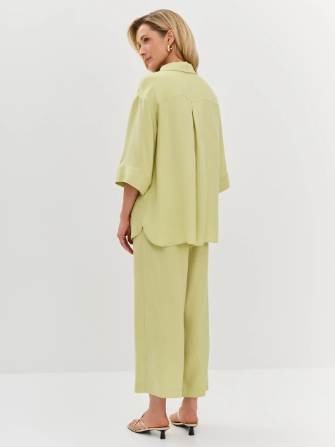 Брюки-кюлоты из 100% тенселя