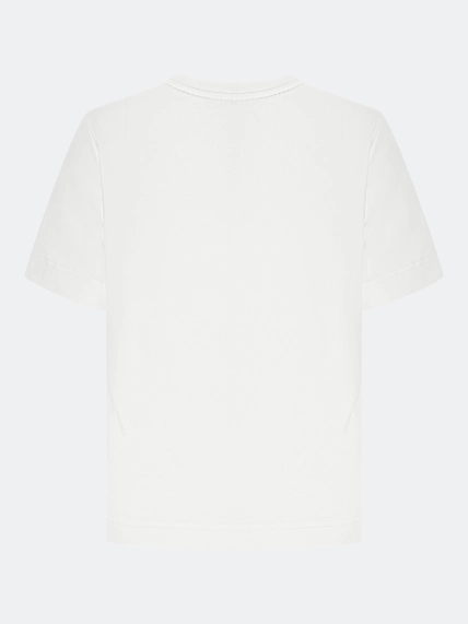 Футболка с акцентным принтом