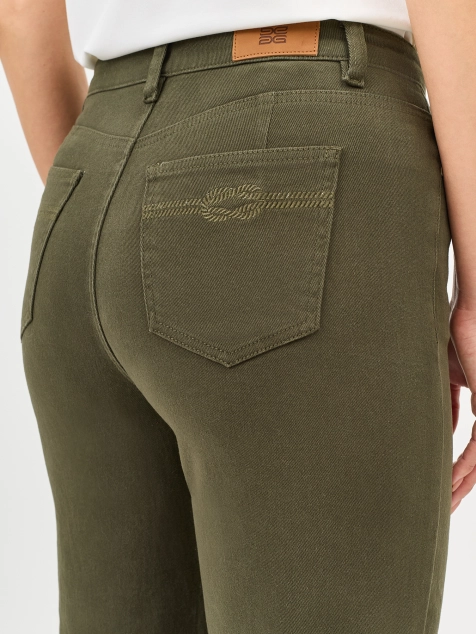 Джинсы в цвете &quot;хаки&quot;