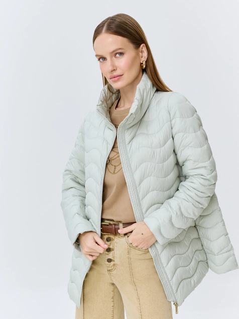 Куртка с фантазийной стежкой