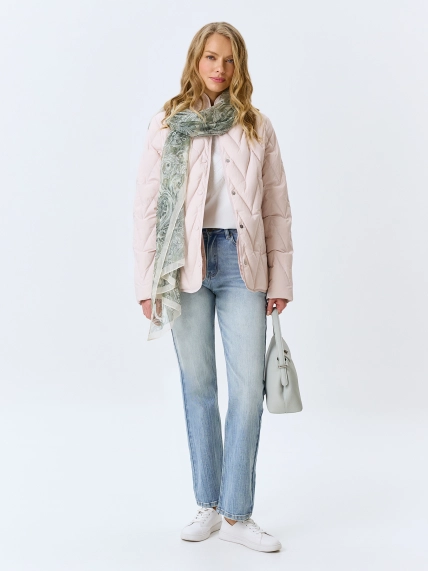 Легкая куртка с зигзагообразной стежкой