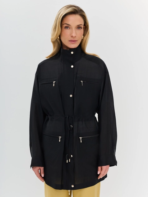 Ветровка из тенселя в стиле &quot;Сафари&quot;