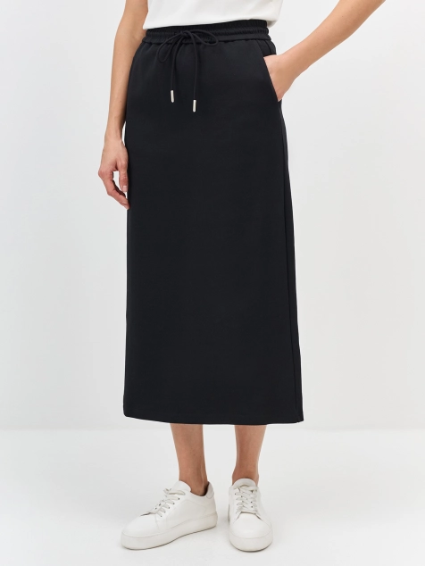 Трикотажная юбка-карандаш