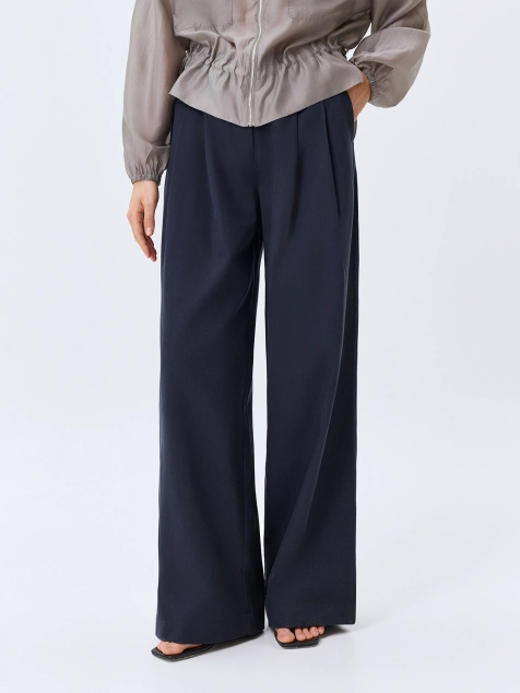 Широкие брюки из тенселя