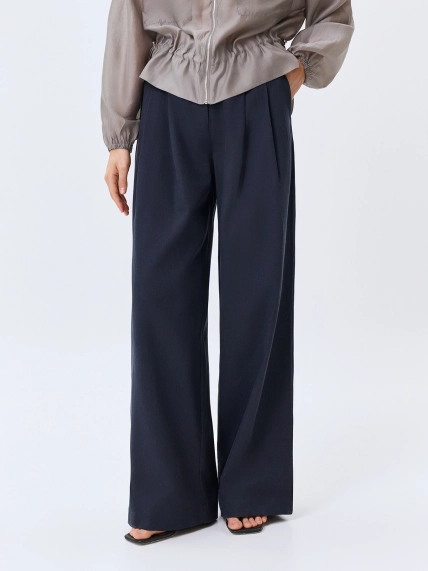 Широкие брюки из тенселя
