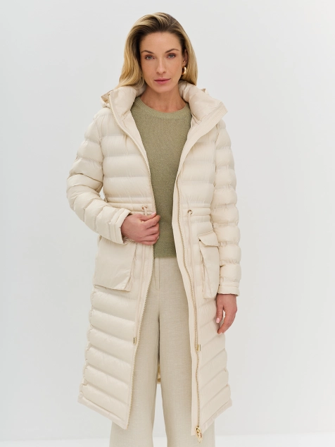 Пальто  с накладными карманами