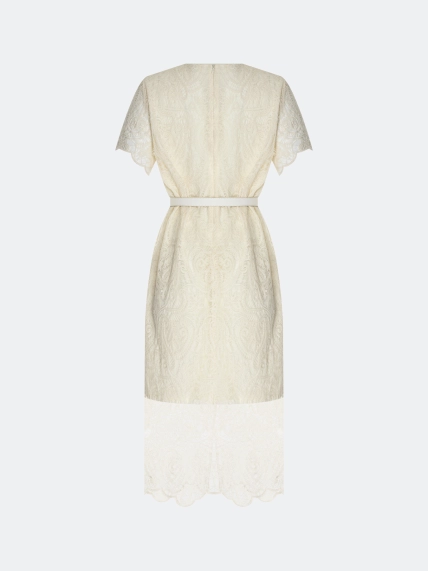 Ажурное платье из хлопка