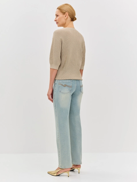 Джинсы из мягкого денима