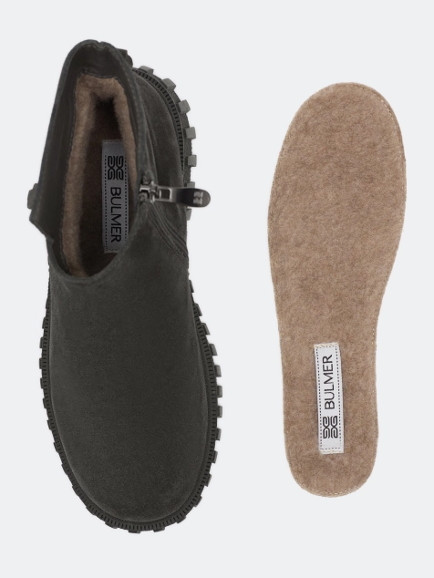 Полуботинки из натуральной замши