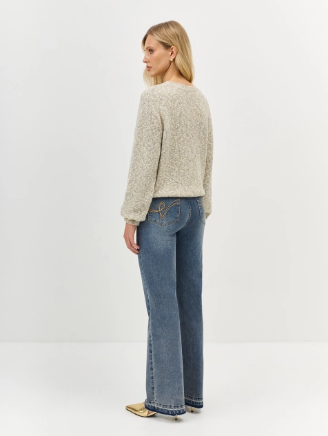 Джинсы Bootcut с деликатной варкой