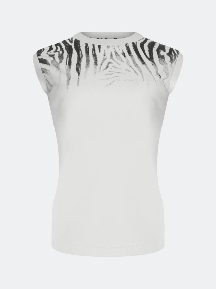 Топ с анималистичным принтом
