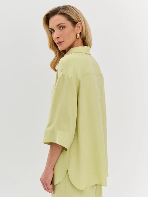 Свободная блузка из 100% тенселя