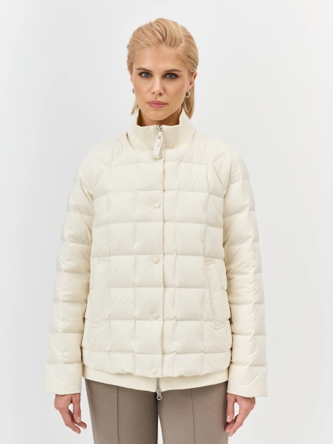 Куртка Oversize с трикотажной манишкой