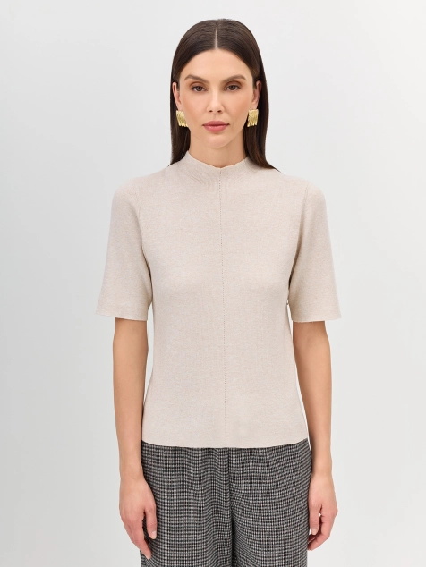 Джемпер с деликатным люрексом