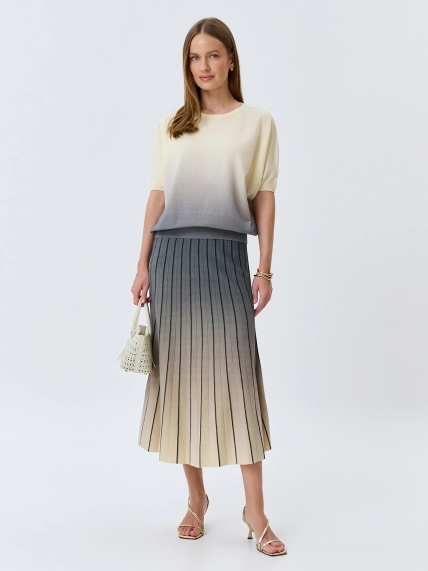 Вязаный джемпер с градиентом