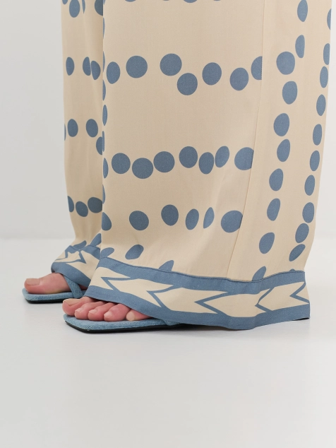 Брюки  из вискозного шелка