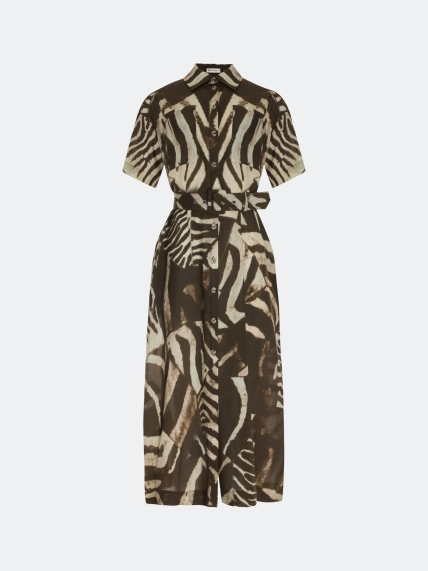 Платье-рубашка в стиле "Сафари"