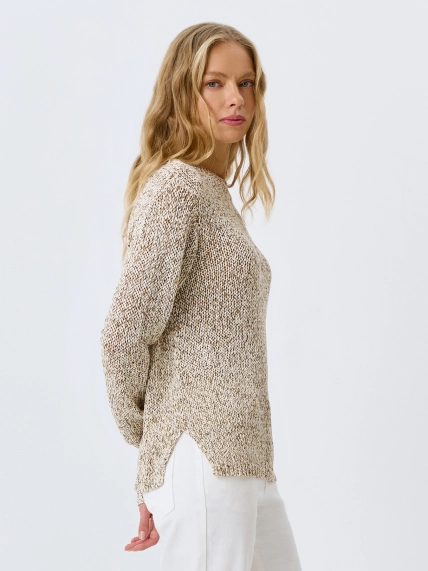 Джемпер из фактурной пряжи