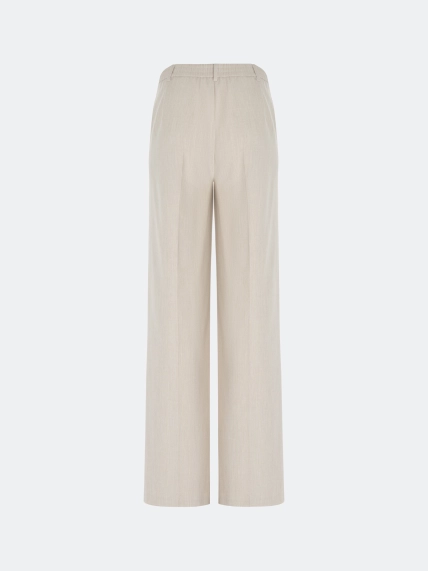 Прямые брюки из смесовой вискозы