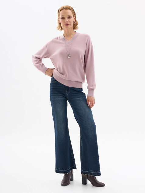 Джемпер из высококачественной пряжи с пайетками